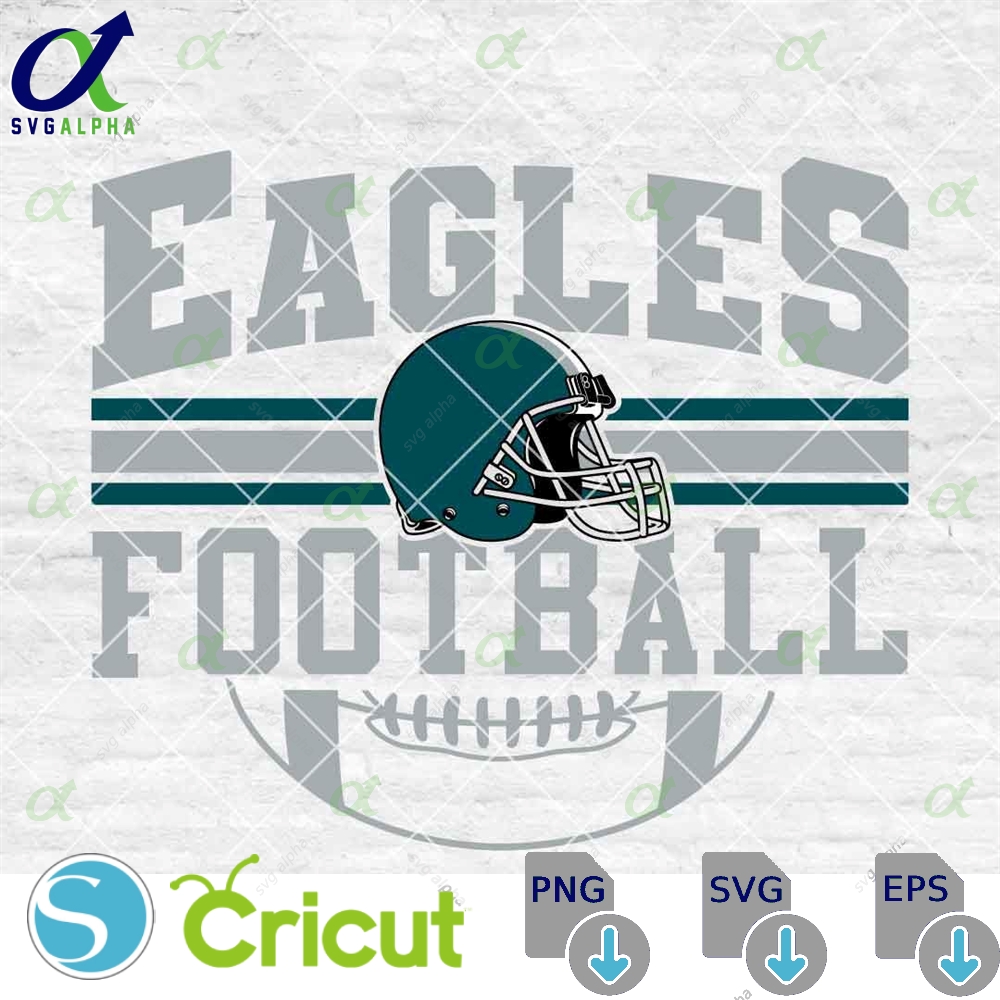 Eagles Football Svg Football Svg Sports Svg Football Shirt Sublimation Designs Png Dxf Jpg Eps